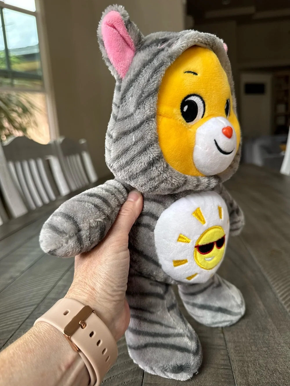 Care Bears - Funshine Bear Kitty Cat Hoodie ‘Unlock The Magic Snuggle’ Friends